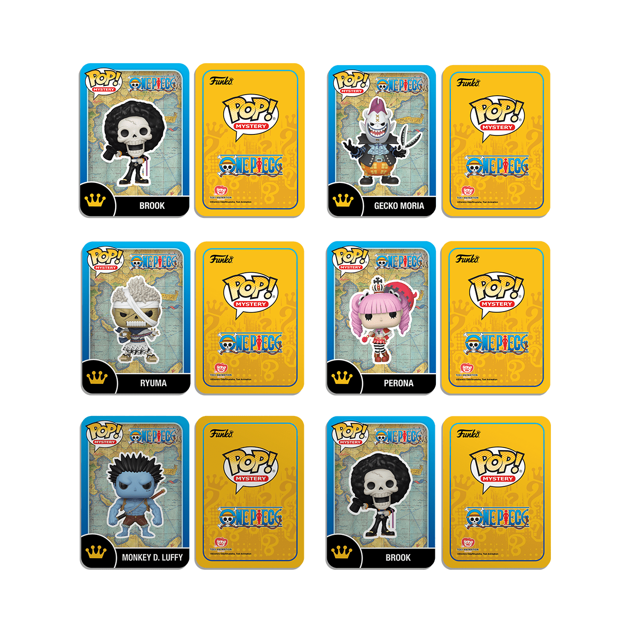 One Piece - Mystery Pop! Vinyl Blind Box Assortment (Display of 6)