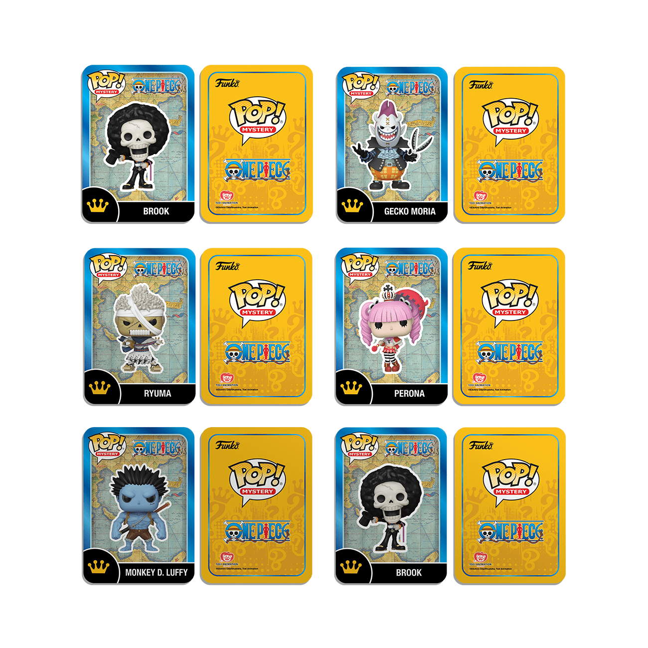 One Piece - Mystery Pop! Vinyl Blind Box Assortment (Display of 6)