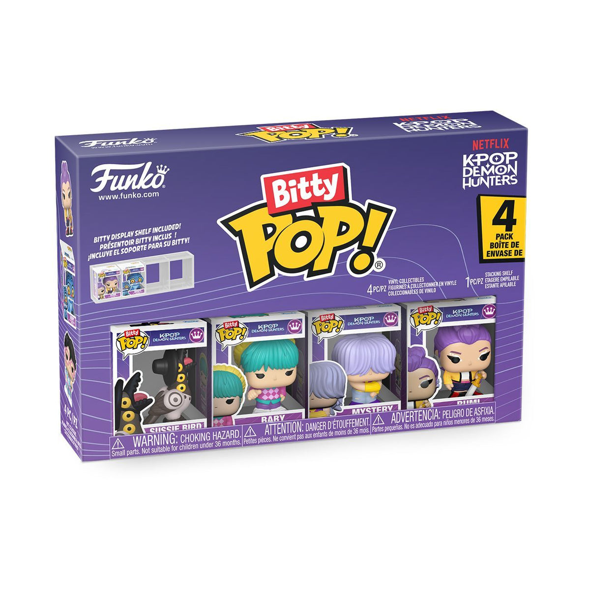 KPop Demon Hunters - Rumi Bitty Pop! 4-Pack