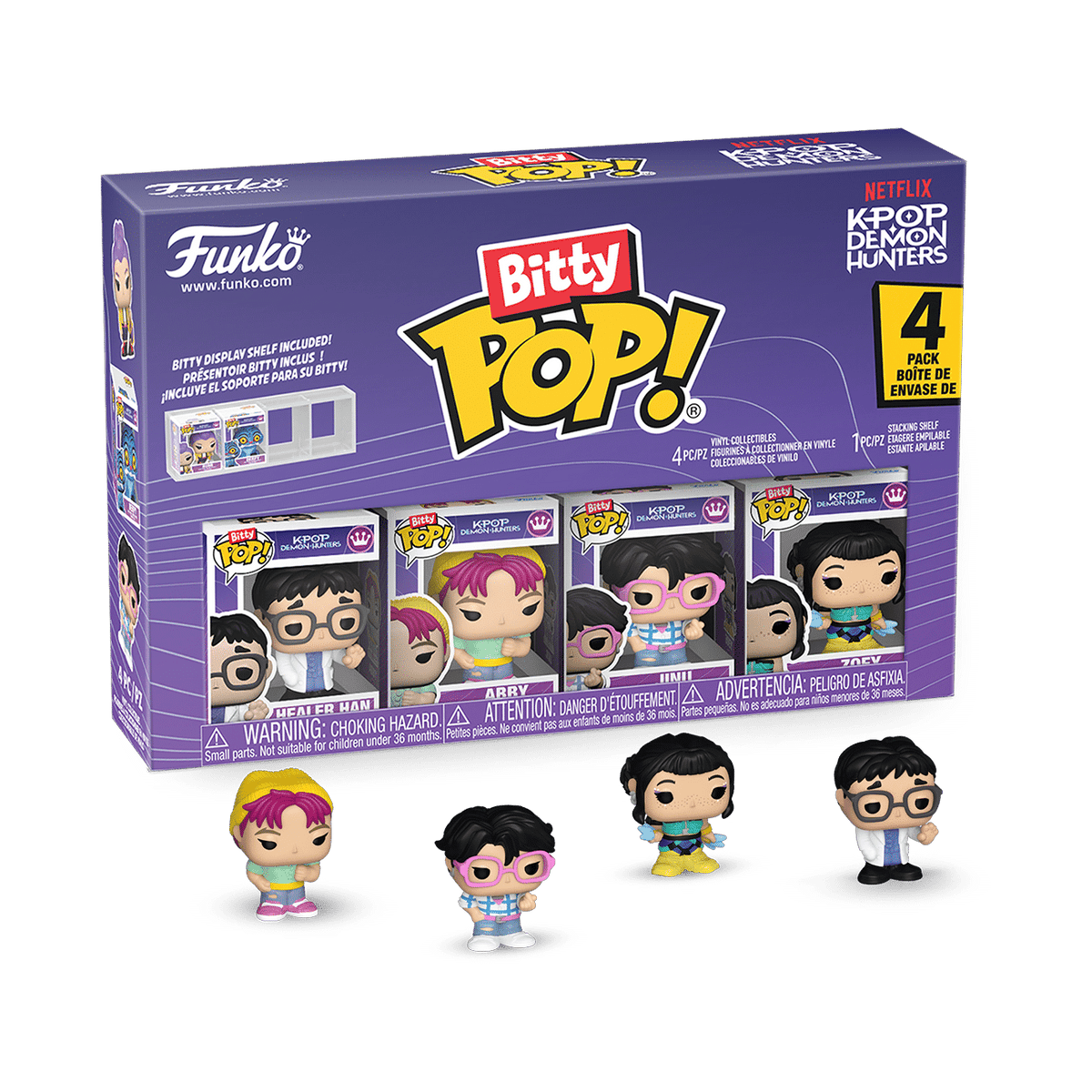 KPop Demon Hunters - Zoey Bitty Pop! 4-Pack