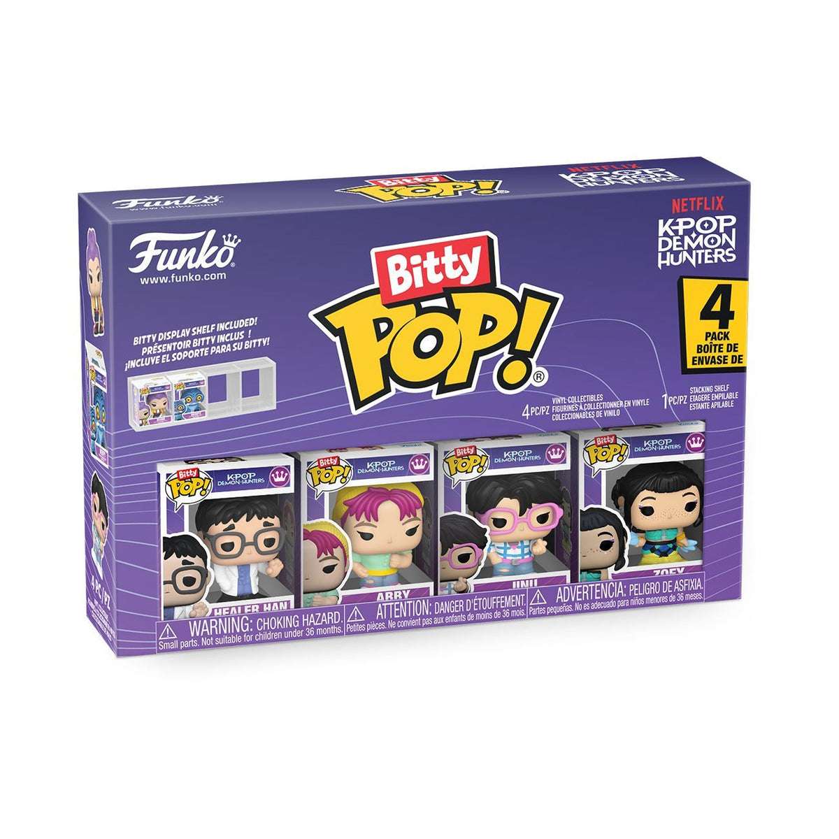 KPop Demon Hunters - Zoey Bitty Pop! 4-Pack