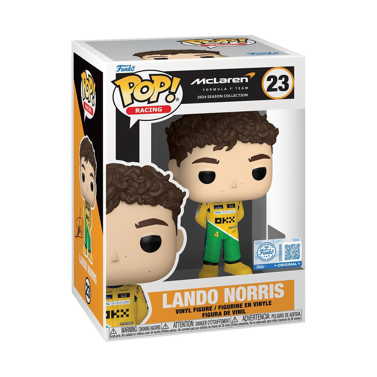 Formula 1: McLaren - Lando Norris (Senna Tribute Race Suit) Exclusive Pop! Vinyl