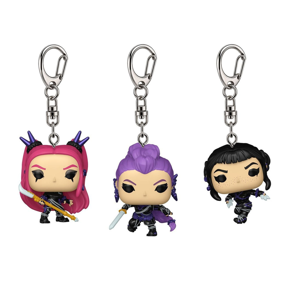 KPop Demon Hunters - Huntrix Pop! Vinyl Keychain (3 Pack)