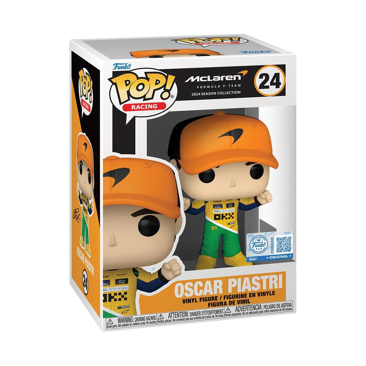 Formula 1: McLaren - Piastri (Senna Tribute Race Suit) Exclusive Pop! Vinyl