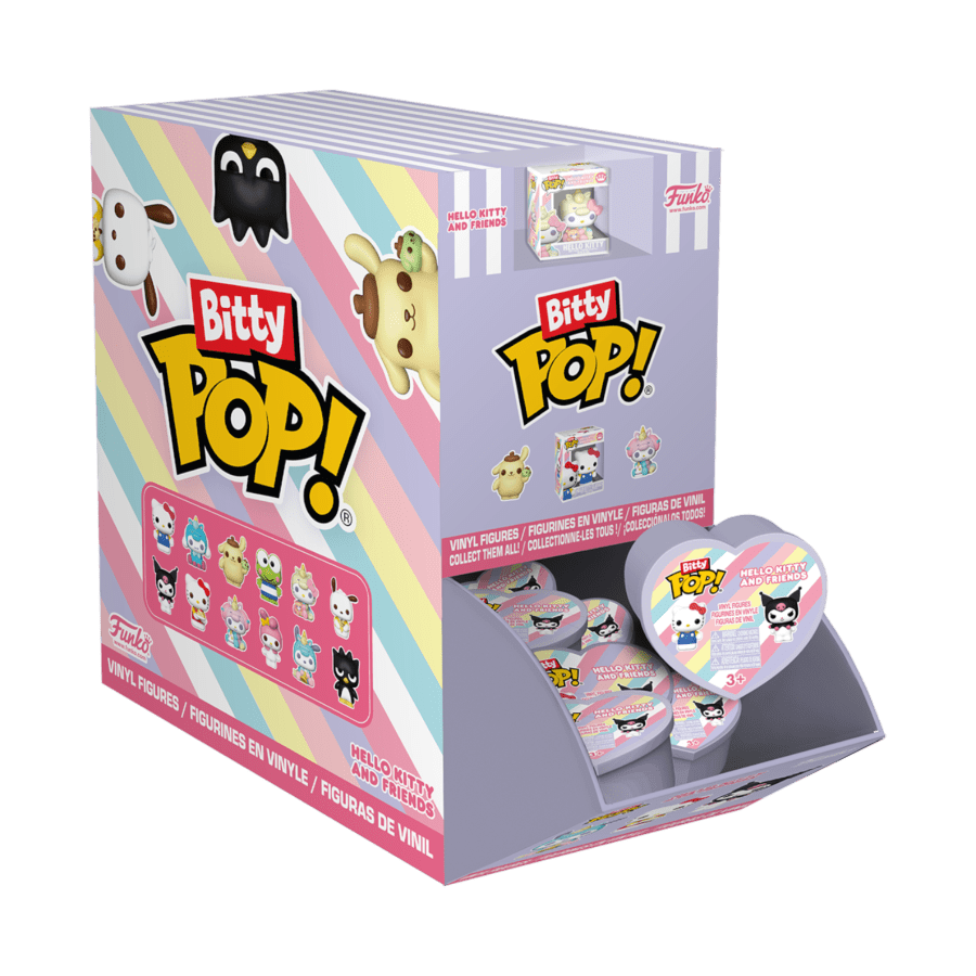 Hello Kitty - Blind Heart Shaped Capsule Bitty Pop! Assortment (Display of 24)