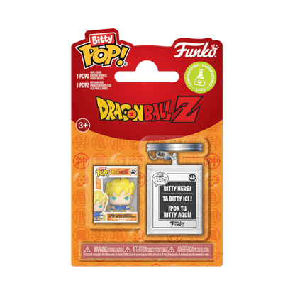 Dragon Ball Z - Super Saiyan Goku (First Appearance) Bitty Pop! with Keychain Case