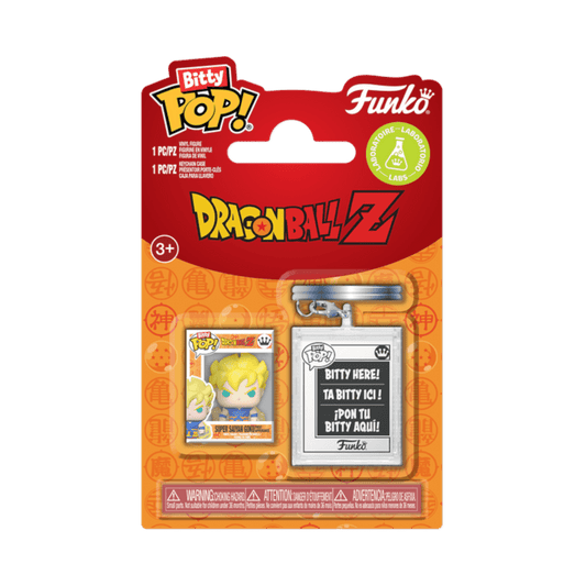 Dragon Ball Z - Super Saiyan Goku (First Appearance) Bitty Pop! with Keychain Case