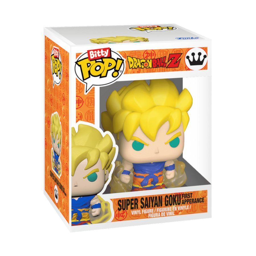 Dragon Ball Z - Super Saiyan Goku (First Appearance) Bitty Pop! with Keychain Case