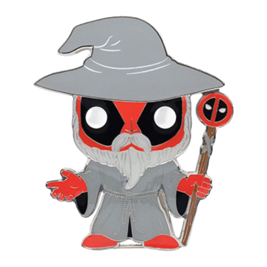 Deadpool (comics) - Wizard Deadpool 4" Pop! Enamel Pin