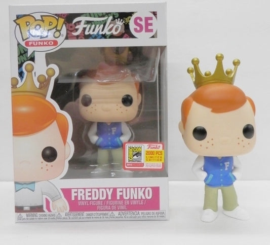 Funko - Freddy Funko Blue Letterman 2018 SDCC Exclusive Pop Vinyl #SE