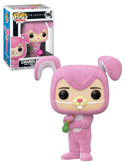 Friends - Chandler as Bunny Flocked US Exclusive Pop! Vinyl #1066
