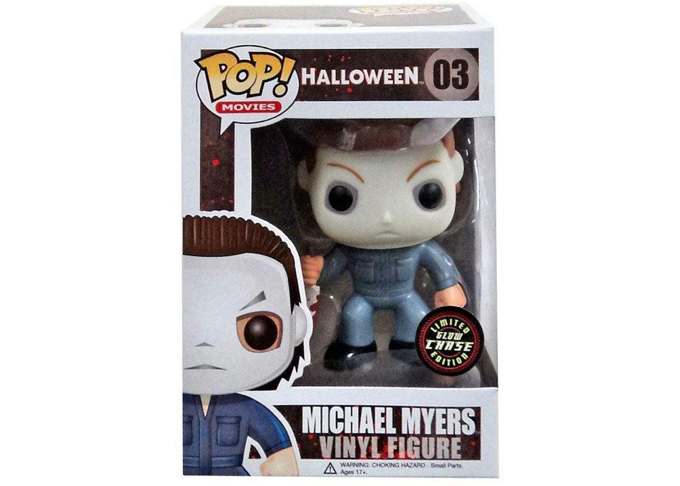 Halloween - Michael Myers Solid White Mask CHASE Pop! Vinyl #03