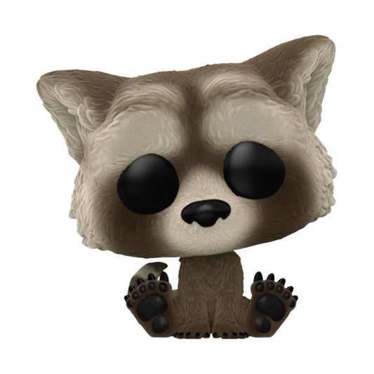 Guardians of the Galaxy: Vol. 3 - Baby Rocket (Flocked) US Exclusive Pop! Vinyl