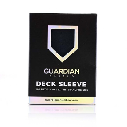 GUARDIAN SHIELD  Deck Sleeves - Black 100pk
