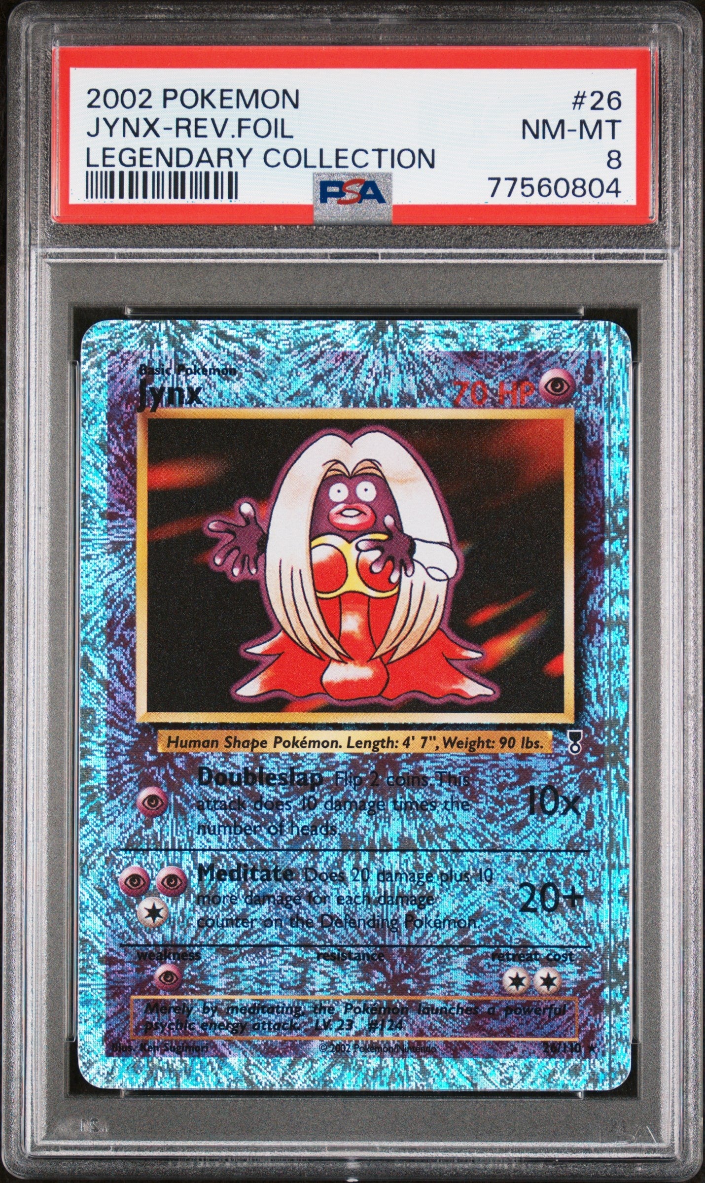 2002 Pokemon Legendary Collection 26 Jynx - Rev.Foil