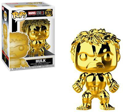 Marvel Studios 10th Anniversary - Hulk Gold Chrome Pop! Vinyl Figure #379