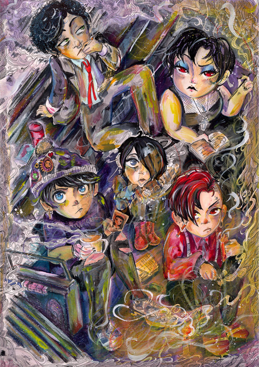 Goth Kids of South Part by Madison Lee - Madison Lee Art Print Poster