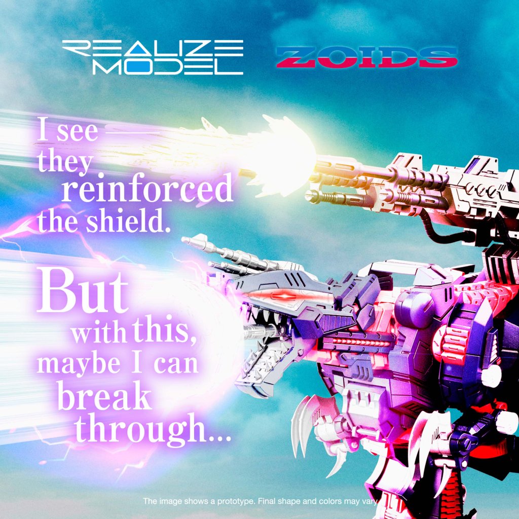 ZOIDS REALIZE MODEL RMZ-12 GENO SAURER (RAVEN SPECIAL)