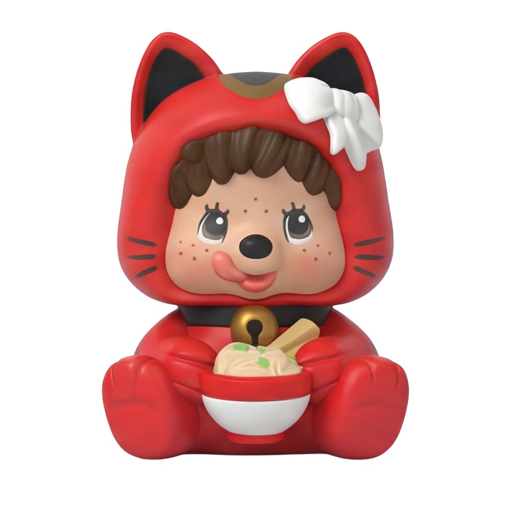 Rokimoto Monchhichi Lucky Cat Mystery Collectible