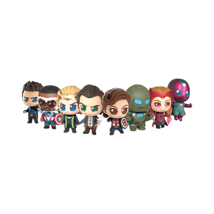 Marvel - Disney+ TV Cosbi Bobble-Head Collection (Series 1) (Display of 8)