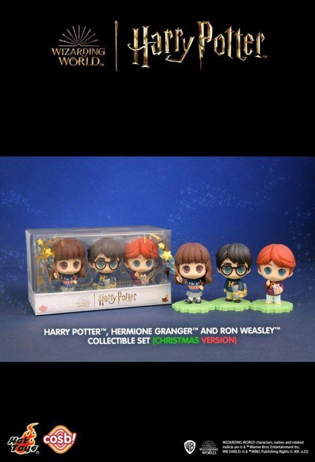 Harry Potter - Harry, Hermione & Ron Christmas Version Collectible Set