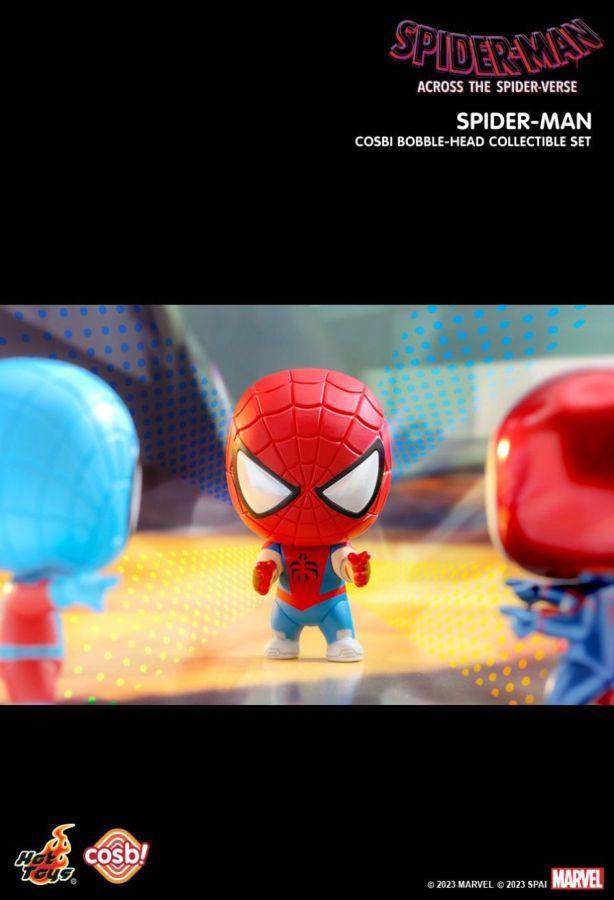 Spider-Man: Across the SpiderVerse - Spider-Man Cosbi Bobble-Head Collectible (Set 1)
