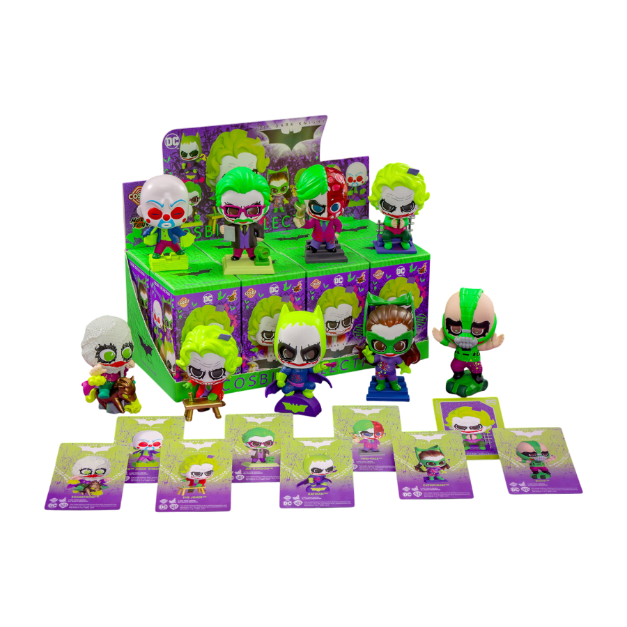 Batman Dark Knight Trilogy - Jokerized Cosbi Collection (Display of 8)