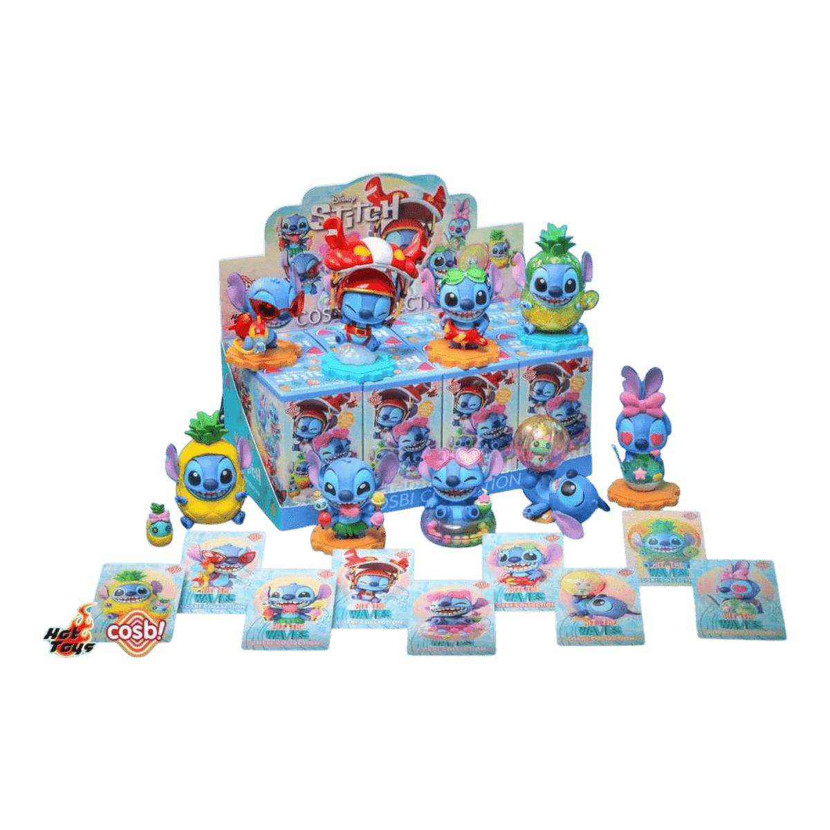 Lilo & Stitch - Stitch on Holiday Cosbi Collection (Display of 8)