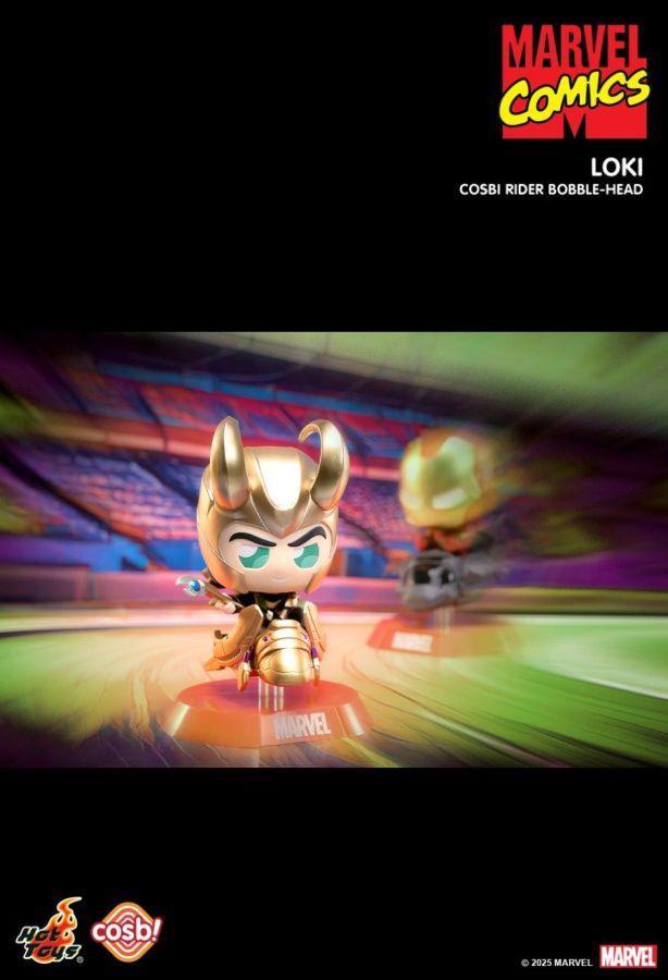 Marvel - Marvel Comics Cosbi Rider Bobble-Head Collection (Display of 6)