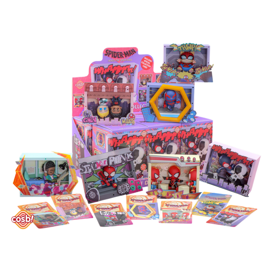 Spider-Man: Across the Spider-Verse - Spider-Man Mini Diorama Cosbi Collection (Display of 8)