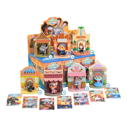 Zootopia 2 - Zootopia Diorama Cosbi Bobble-Head Series 2 (Display of 6)