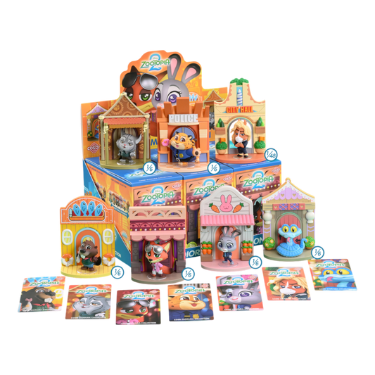 Zootopia 2 - Zootopia Diorama Cosbi Bobble-Head Series 2 (Display of 6)