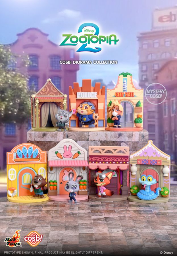 Zootopia 2 - Zootopia Diorama Cosbi Bobble-Head Series 2 (Display of 6)