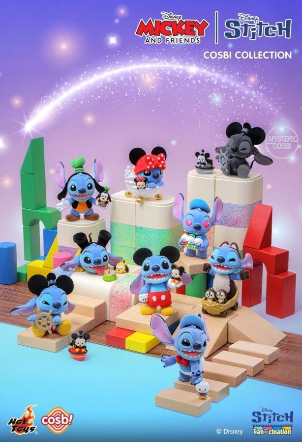Lilo & Stitch - Stitch & Disney Frienday Cosbi Bobble-Head (Display of 8)