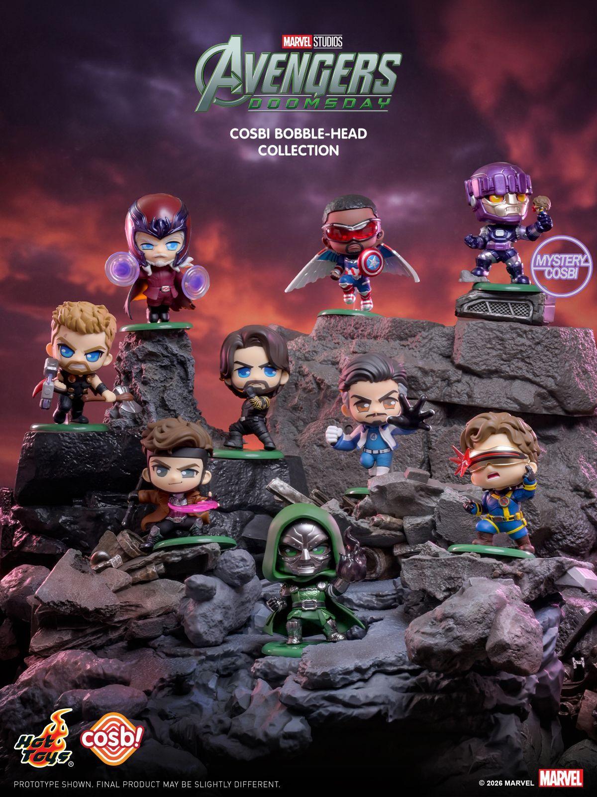 Avengers: Doomsday - Cosbi Bobble-Head (Display of 8) Series 1
