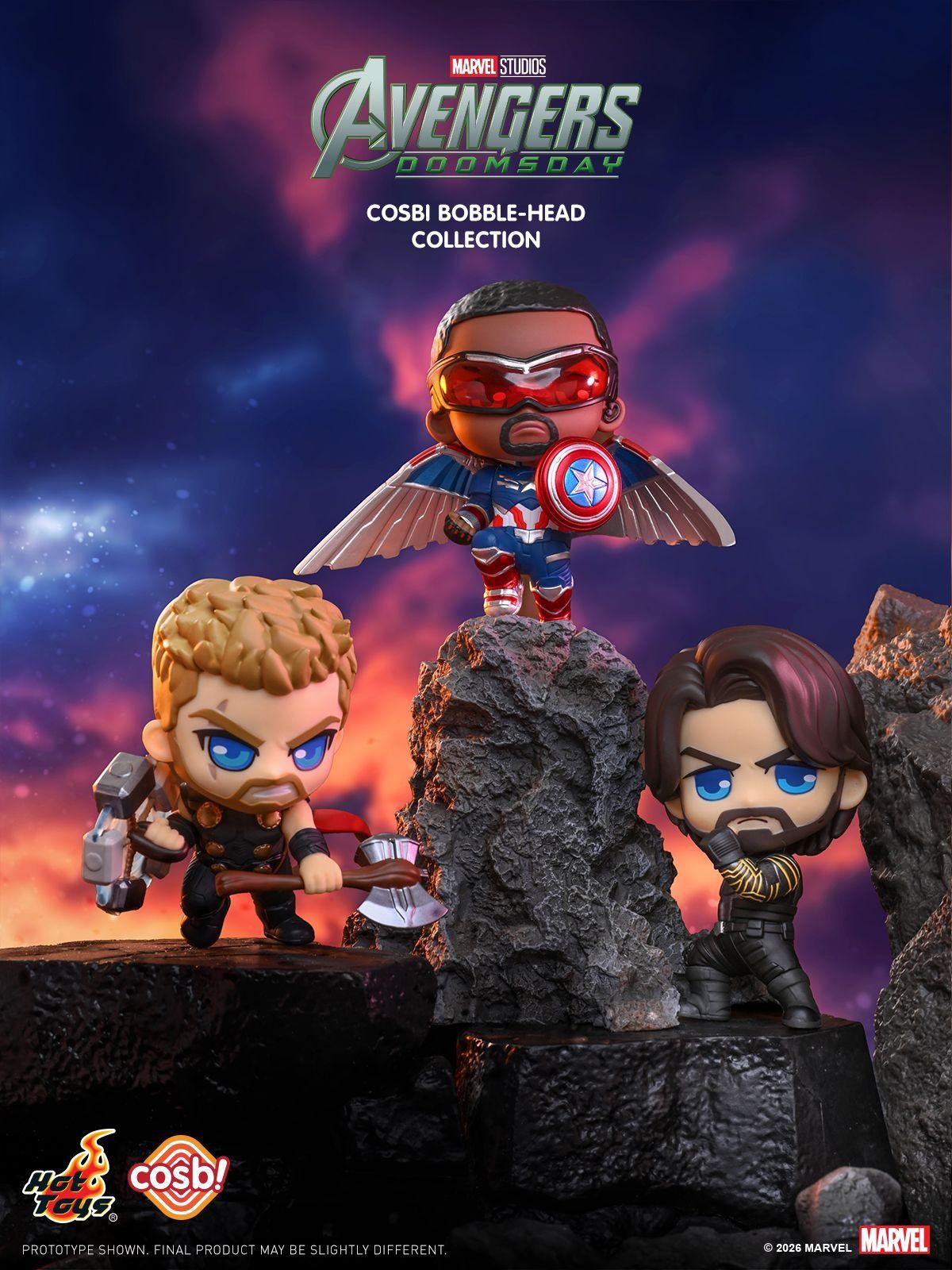 Avengers: Doomsday - Cosbi Bobble-Head (Display of 8) Series 1