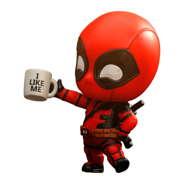 Deadpool & Wolverine - Deadpool with Mug Cosbaby | Ozzie Deadpool & Wolverine - Deadpool with Mug Cosbaby | Ozzie