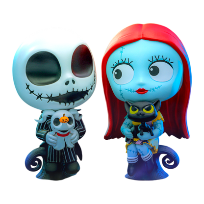 The Nightmare Before Christmas - Jack and Sally Sitting Cosbaby [2 The Nightmare Before Christmas - Jack and Sally Sitting Cosbaby [2