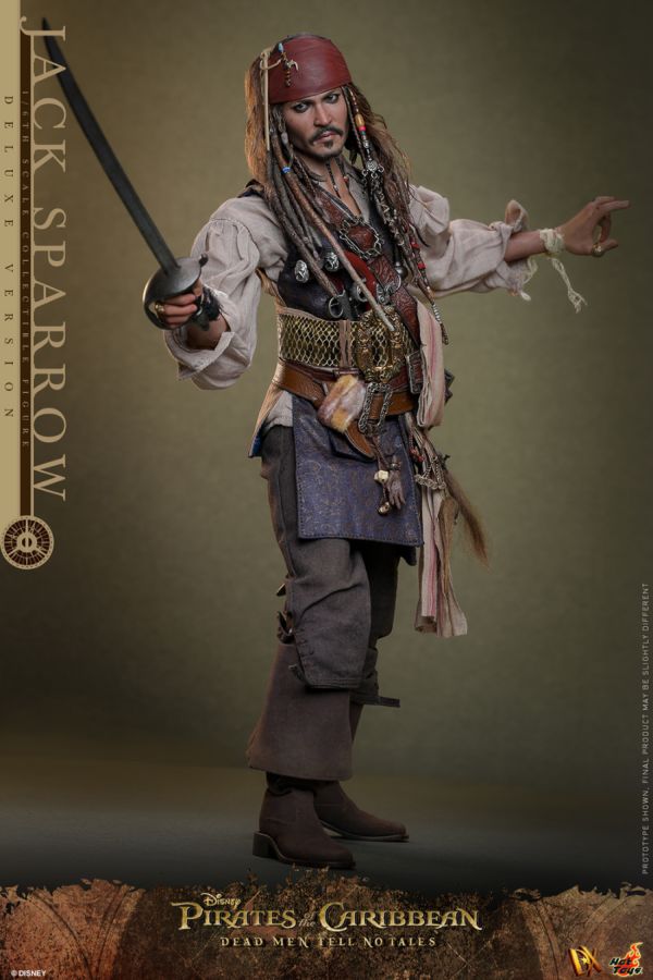 Pirates of the Caribbean - Jack Sparrow Deluxe 1:6 Scale Collectable Action Figure