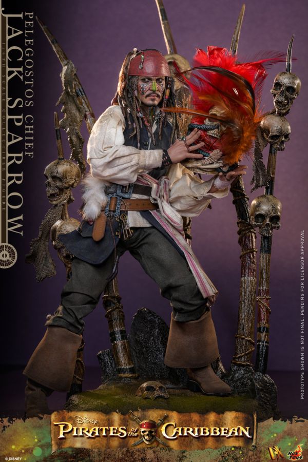 Pirates of the Caribbean 2 - Pelegostos Chief Jack Sparrow 1:6 Scale Collectible Action Figure