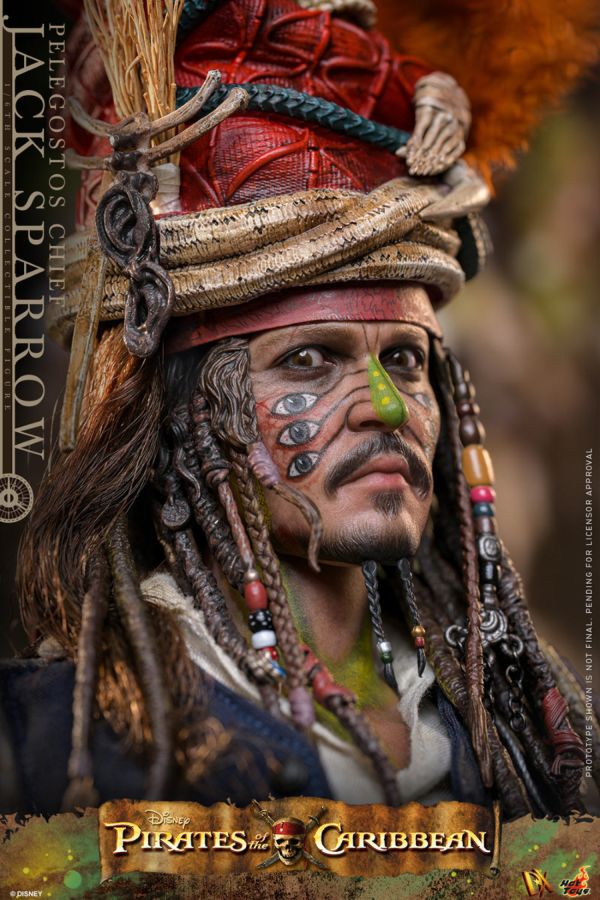 Pirates of the Caribbean 2 - Pelegostos Chief Jack Sparrow 1:6 Scale Collectible Action Figure