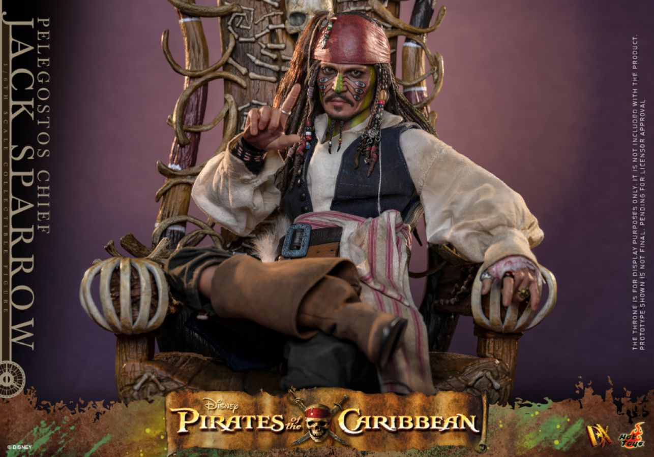 Pirates of the Caribbean 2 - Pelegostos Chief Jack Sparrow 1:6 Scale Collectible Action Figure