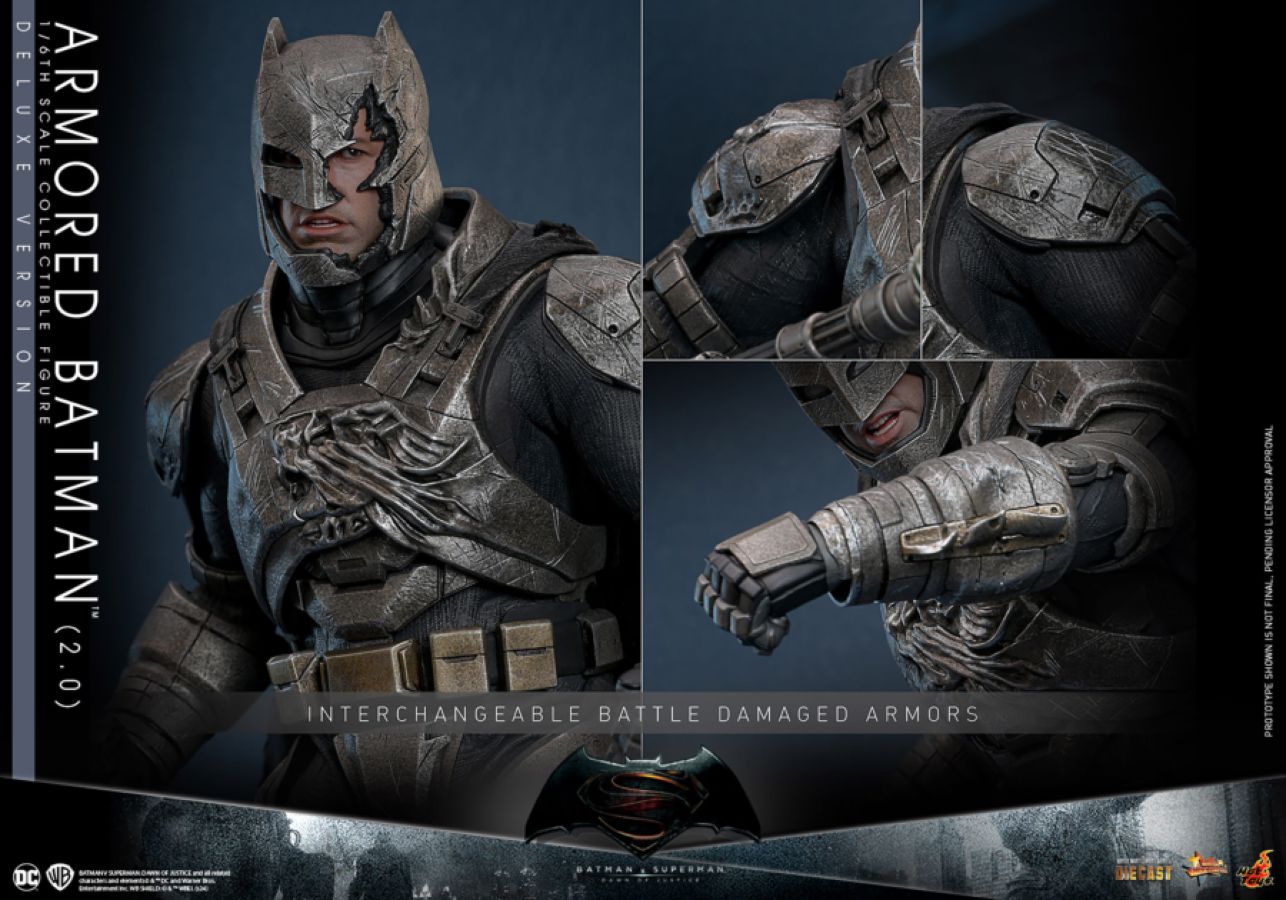 Batman v Superman: Dawn of Justice - Armored Batman (2.0) Deluxe 1:6 Scale Collectable Figure