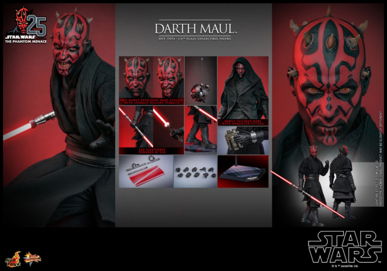 Star Wars Episode I: The Phantom Menace - Darth Maul 1:6 Scale Collectable Action Figure