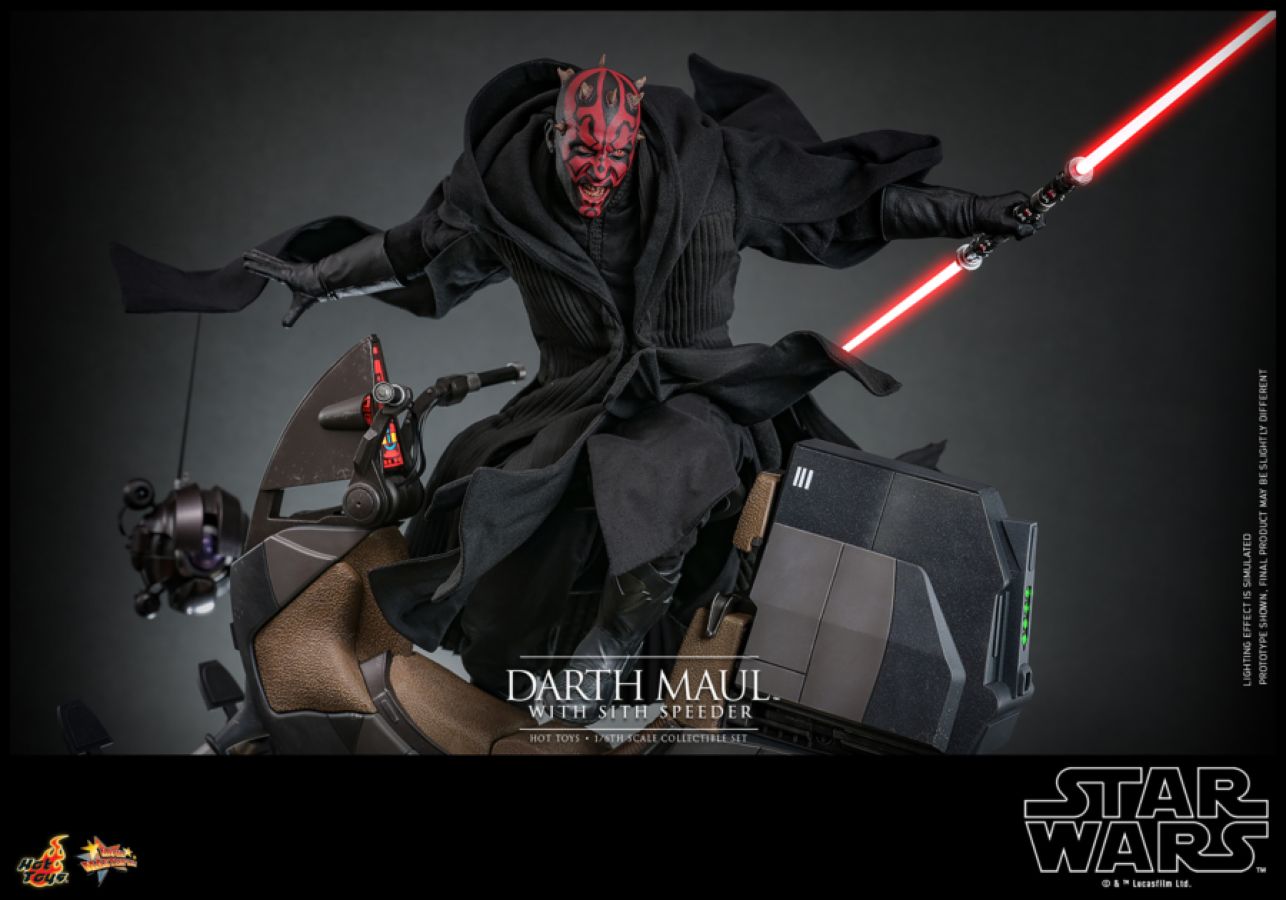 Star Wars Episode I: The Phantom Menace - Darth Maul with Sith Speeder 1:6 Scale Collectable Set