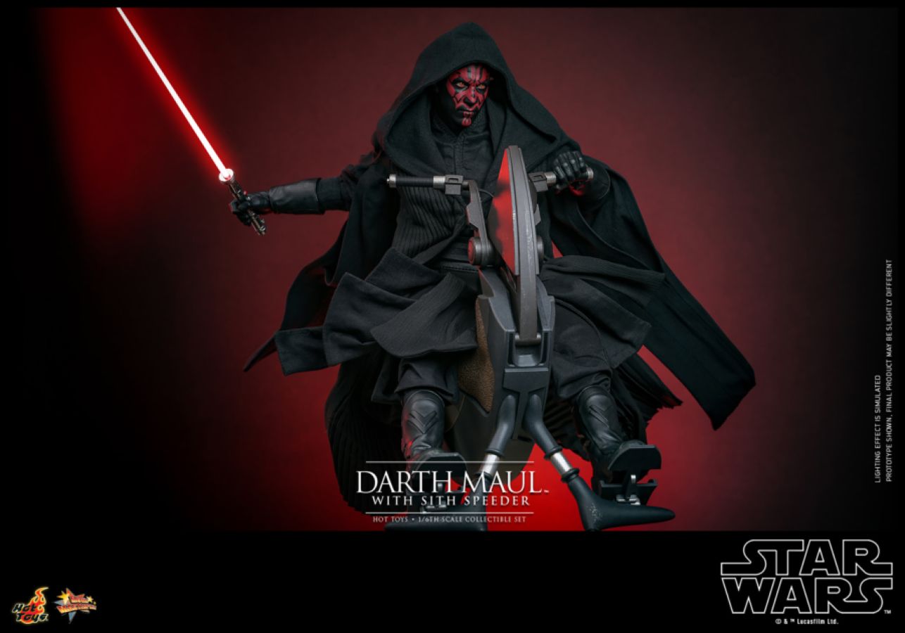 Star Wars Episode I: The Phantom Menace - Darth Maul with Sith Speeder 1:6 Scale Collectable Set