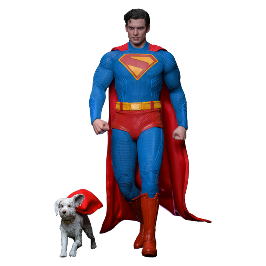 Superman (2025) - Superman & Krypto 1:6 Scale Collectable Action Figure Set