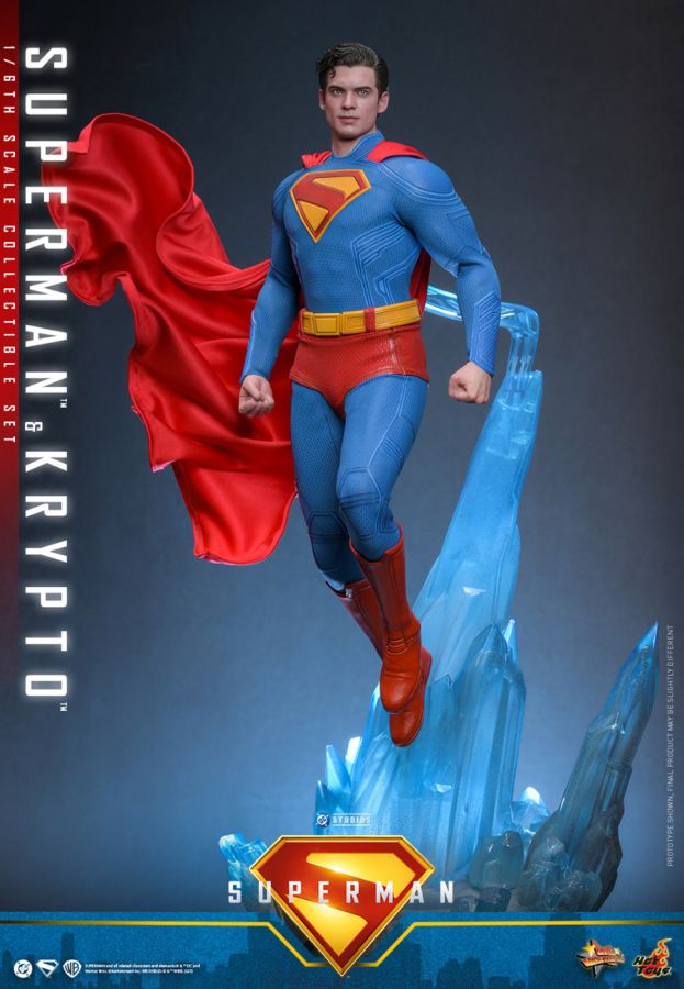 Superman (2025) - Superman & Krypto 1:6 Scale Collectable Action Figure Set