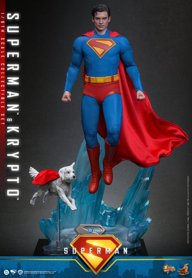 Superman (2025) - Superman & Krypto 1:6 Scale Collectable Action Figure Set