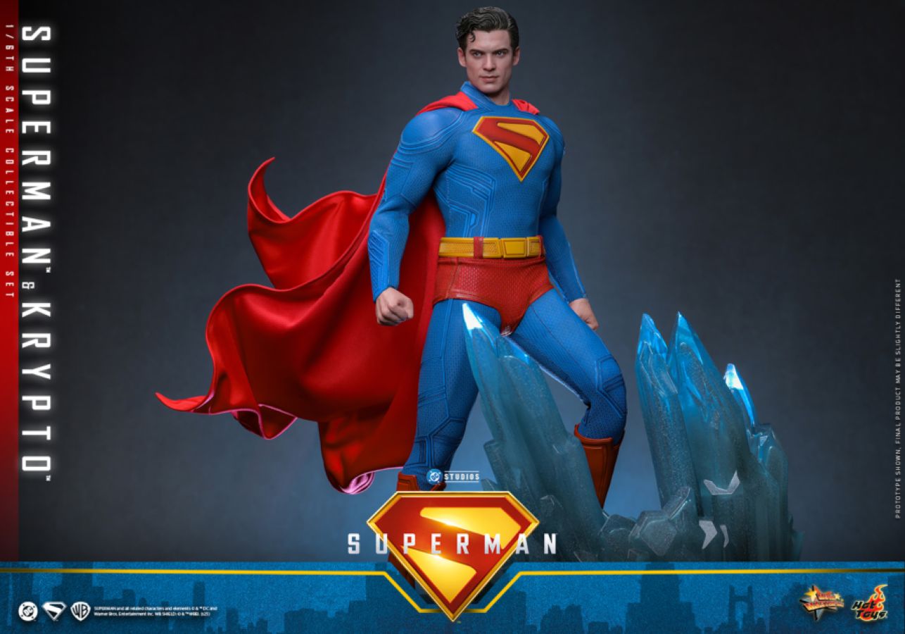 Superman (2025) - Superman & Krypto 1:6 Scale Collectable Action Figure Set
